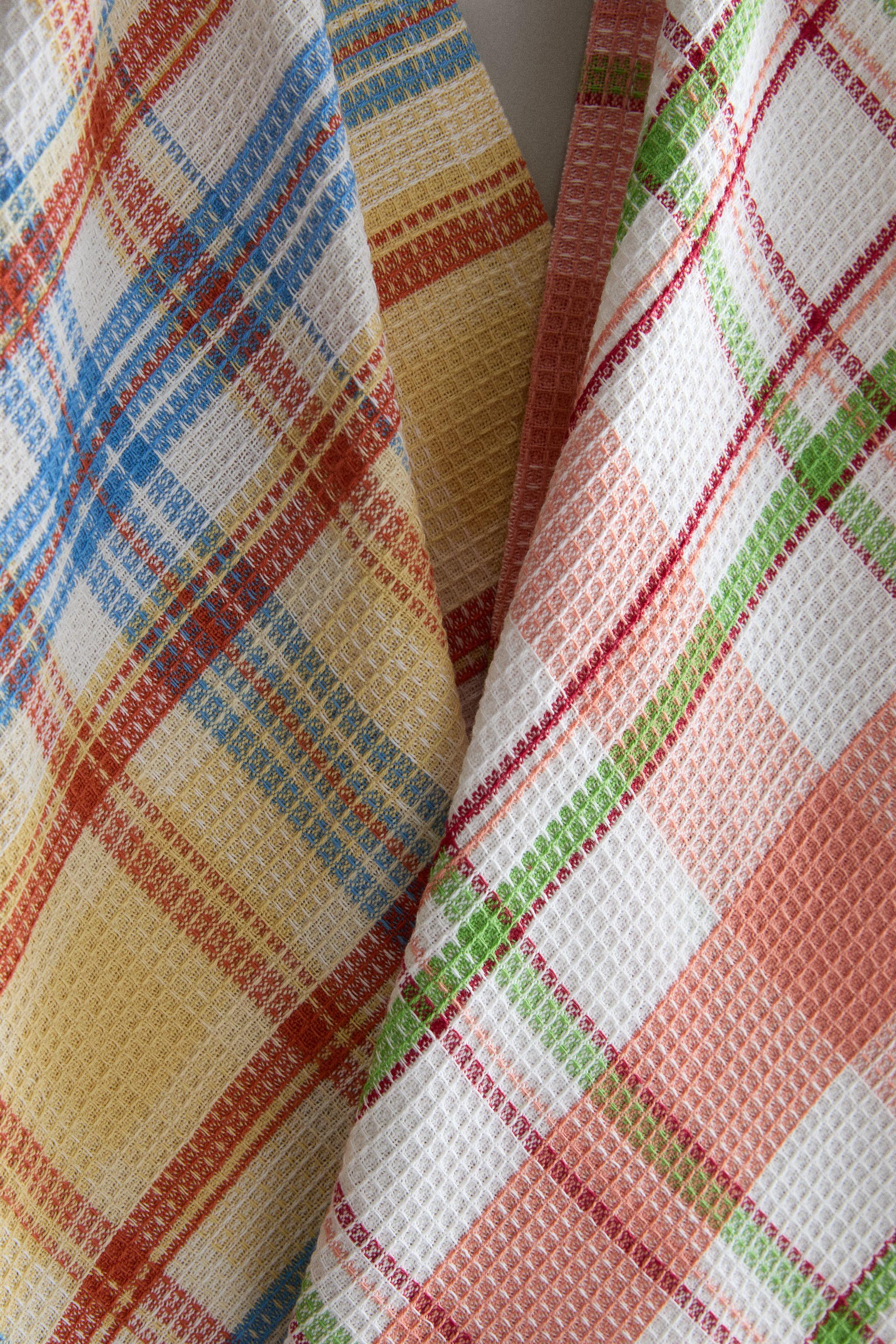 WAFFLE KITCHEN TOWELS (PACK OF 3)